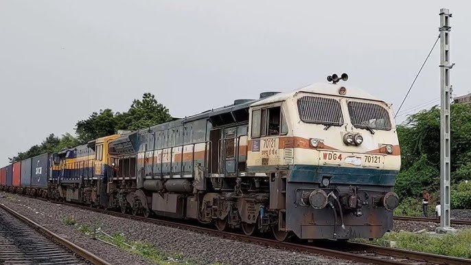 Diesel Cargo Train Logistics